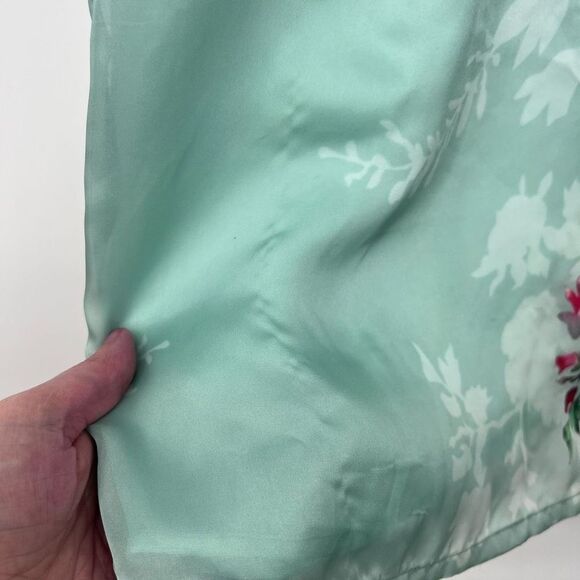 Asos Lavand Turquoise Pink Floral Printed Sleeveless Shift Dress - Picture 3 of 10